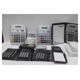 Battery operated calculator