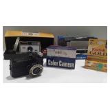 Three  cameras, Regal color camera, Minolta