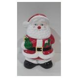 Ceramic Santa Claus cookie jar, 11 in tall