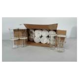 Ball Jar lot. Approximately twenty 8oz. Jars with