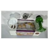 Decor group, includes lead crystal votive in