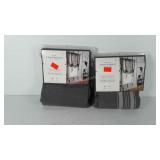 Threshold curtains, 63", both new in packaging