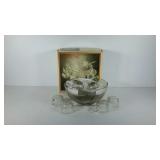 Serene punch set for twelve, with box.