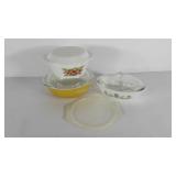 Glass casseroles, Purex, Glasbake and unmarked