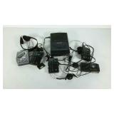 Assorted portable radios, cassette players and