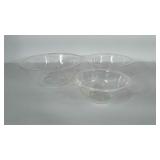 Pyrex mixing bowls. 1 liter,  1.5 liters and 2.5