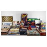 Group of games and crafts