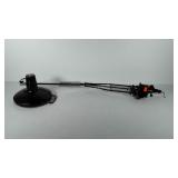 Portable lamp with table clamp, works