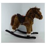 Plush rocking horse, 22" × 20"