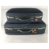 American Tourister Tiara line blue suitcases, 25"