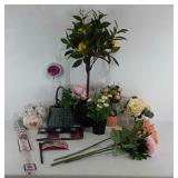 Everlasting flowers group, lemon tree, Easter