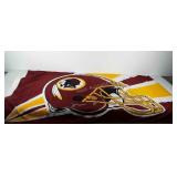 NFL Redskins flag, 33" x 57"