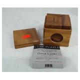 Wooden cube puzzle