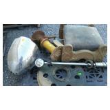 Barber chair parts and part to a retro hair