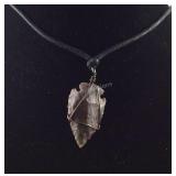 Necklace with arrowheads 26in