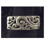 Size 7.5 Sterling silver filigree ring