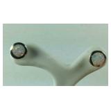 Sterling silver stud earrings