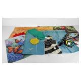 Seasonal house and garden flags, hanging wind