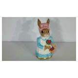 Royal Doulton cookie jar, bunny figure, 15" tall,