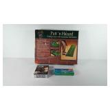 Golf items, includes Putt 