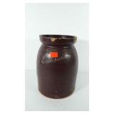 Stoneware crock, 11" h, condition as shown