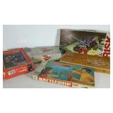 Game and puzzle group, includes Battleship, Win,
