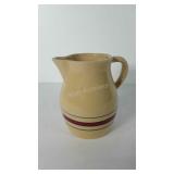 Roseville pottery pitcher, Robinson Ransbottom