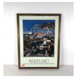 Framed poster of Annapolis, Maryland, 20x26