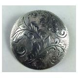Sterling silver brooch