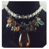 Two beaded necklaces, costume