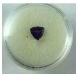 Amethyst Trillion Cut .82 ct Gemstone