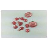 Lot of 14 Rhodochrosite Stone  101.97 TCW