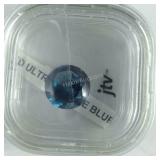 Marine Blue 12mm round Spinel 6.25ct