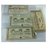Lot of Misc. Bank Notes 1862-63