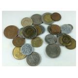 Lot if 25 Misc. Foreign Coins