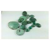 Lot of 16 Chrysoprase Stones 222.76 TCW