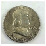 1954 franklin half dollar