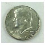 1966 Kennedy half dollar "D"