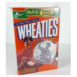 Tiger Woods Wheaties cereal, unopened box, with