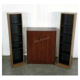 Laminate furniture, book case and two media