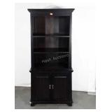 Pier 1 Imports Curio Bookcase type Hutch, 2pc