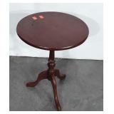 Candle Stand, trifooted pedestal base, 16" drum