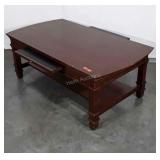 Coffee Table, Mahogany color finish, slider
