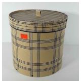Hat box, 10" h