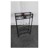 Wine Bottle Rack, iron works pc. Planters tray