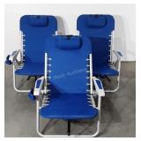 3-Beach Chairs by RIO Adventure, like new