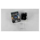 Sharper Image dashboard camera, in box, appears