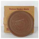 Longaberger button basket brick with box