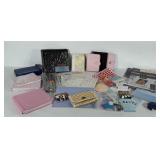 Photo albums and Scrapbooking supplies. Some are