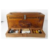 Mattamuskeet Sportsman Box with tray full of